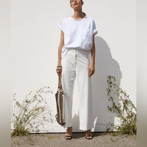 Zara marine straight Pants